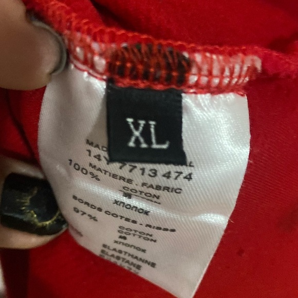 Red Givenchy Distressed Logo Hoodie. Size XL - Picture 5 of 8